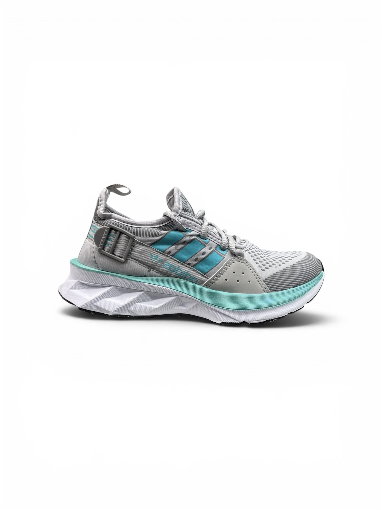 ADIDAS FLY ( CINZA / TURQUESA)