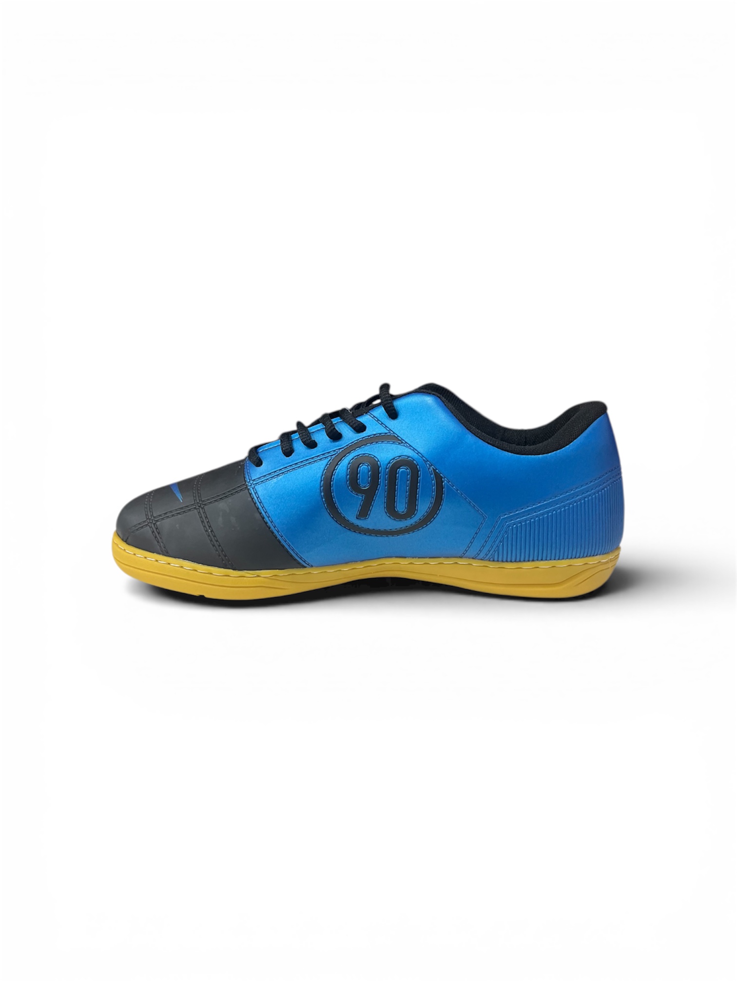 CHUTEIRA TOTAL 90 FUTSAL ( PRETO / AZUL )